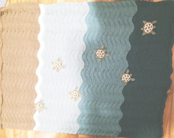 Sea Turtle Baby Blanket