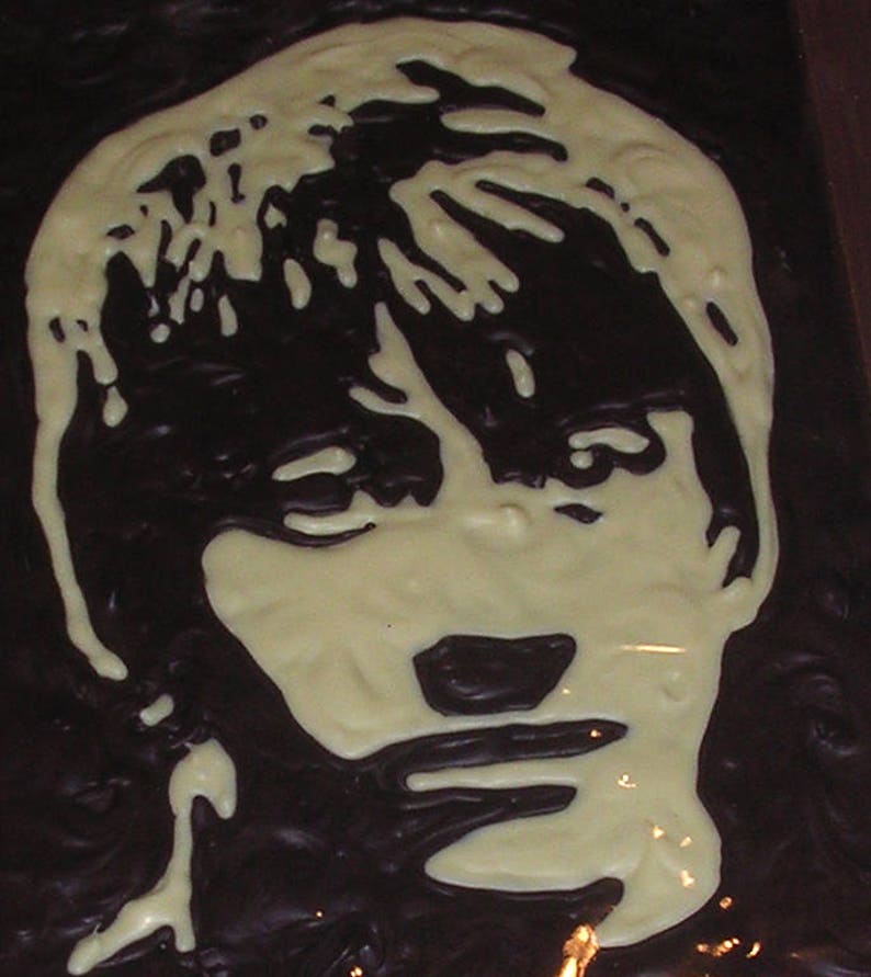 Chocolate Portrait Painting Bespoke and completely edible image 8