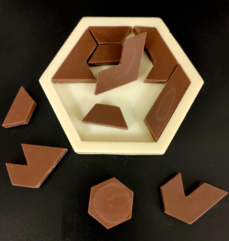 Chocolate Puzzle Game Tangram image 3