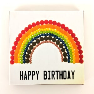 Chocolate Greetings Card Rainbow image 1