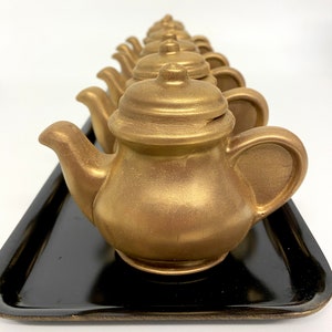 Chocolate Teapot Golden, Silver or Bronze image 3