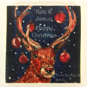 Chocolate Card Stag image 1