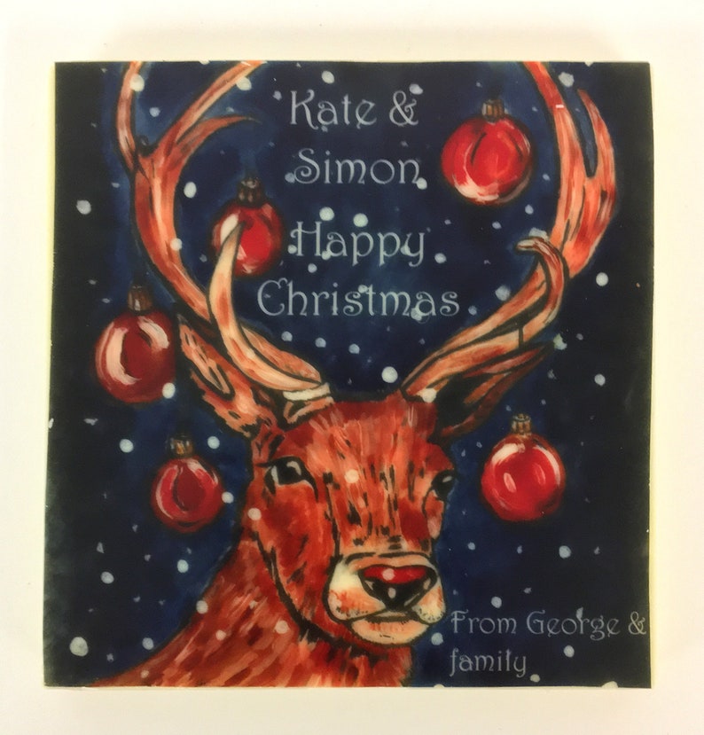 Chocolate Card Stag image 1