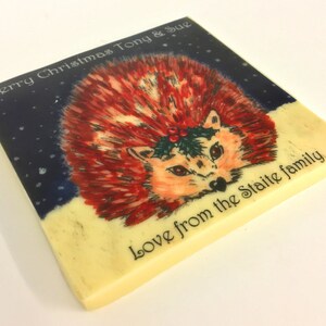 Chocolate Card Hedgehog image 3