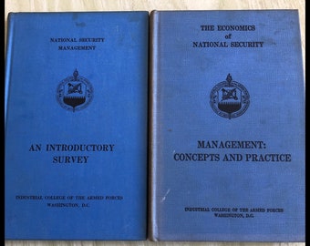 Vintage National Security Books – 1960s Armed Forces Training