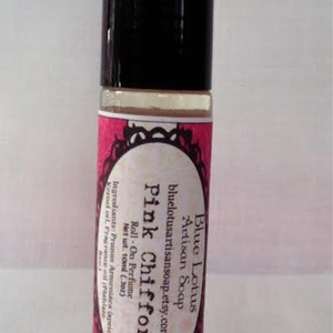 Pink Chiffon Perfume Roll-on Perfume Homemade 10ml-30ml image 2