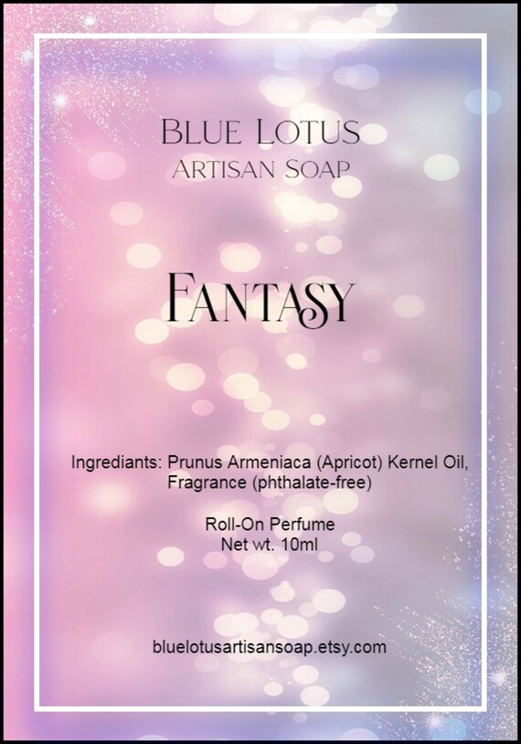 Fantasy Perfume Roll on Perfume Britney Spears Long Lasting Homemade Vegan 10ml 30ml