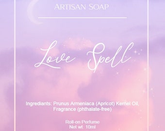 Love Spell - Roll-on Perfume- Victoria's Secret Dupe - Long Lasting - Homemade - Vegan- 10ml-30ml