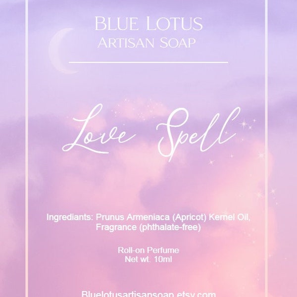 Love Spell - Roll-on Perfume- Victoria's Secret Dupe - Long Lasting - Homemade - Vegan- 10ml-30ml