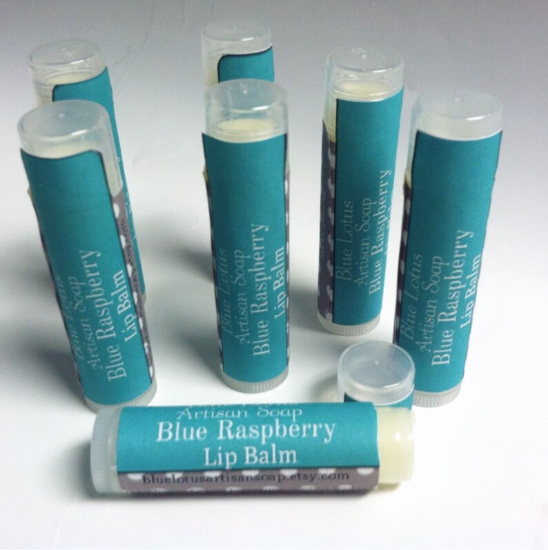 Blue Raspberry Lip Balm Moisturizing Handmade All Etsy Hong Kong