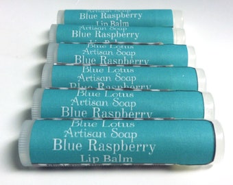 Blue Raspberry - Lip Balm - Moisturizing - Handmade - All Natural - Lip Care