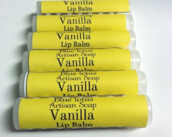 Vanilla - Lip Balm - Moisturizing - Handmade - All Natural - Lip Care