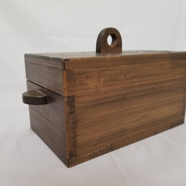 ON SALE, Katalox Wooden Box, Wood Box, Exotic Wood Box, Simple Wood Box, Antique Wooden Box, exotic woods, trinket box, jewelry box, vintage