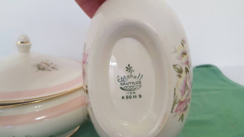 Homer Laughlin Laughlin Creamer Eggshell Nautilus Vintage Dish Vintage porcelain Porcelain Tureen ON SALE Homer Laughlin Magnolia