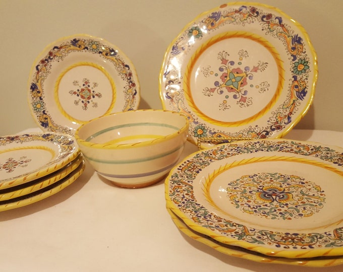 ON SALE, DERUTA Italy, Italian Pottery, Italian Ceramics, Italian