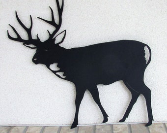 Mule Deer, Metal Art, Metal Wall Art, Metal Wildlife, Metal Wall Hanging, Metal Wildlife Silhouette