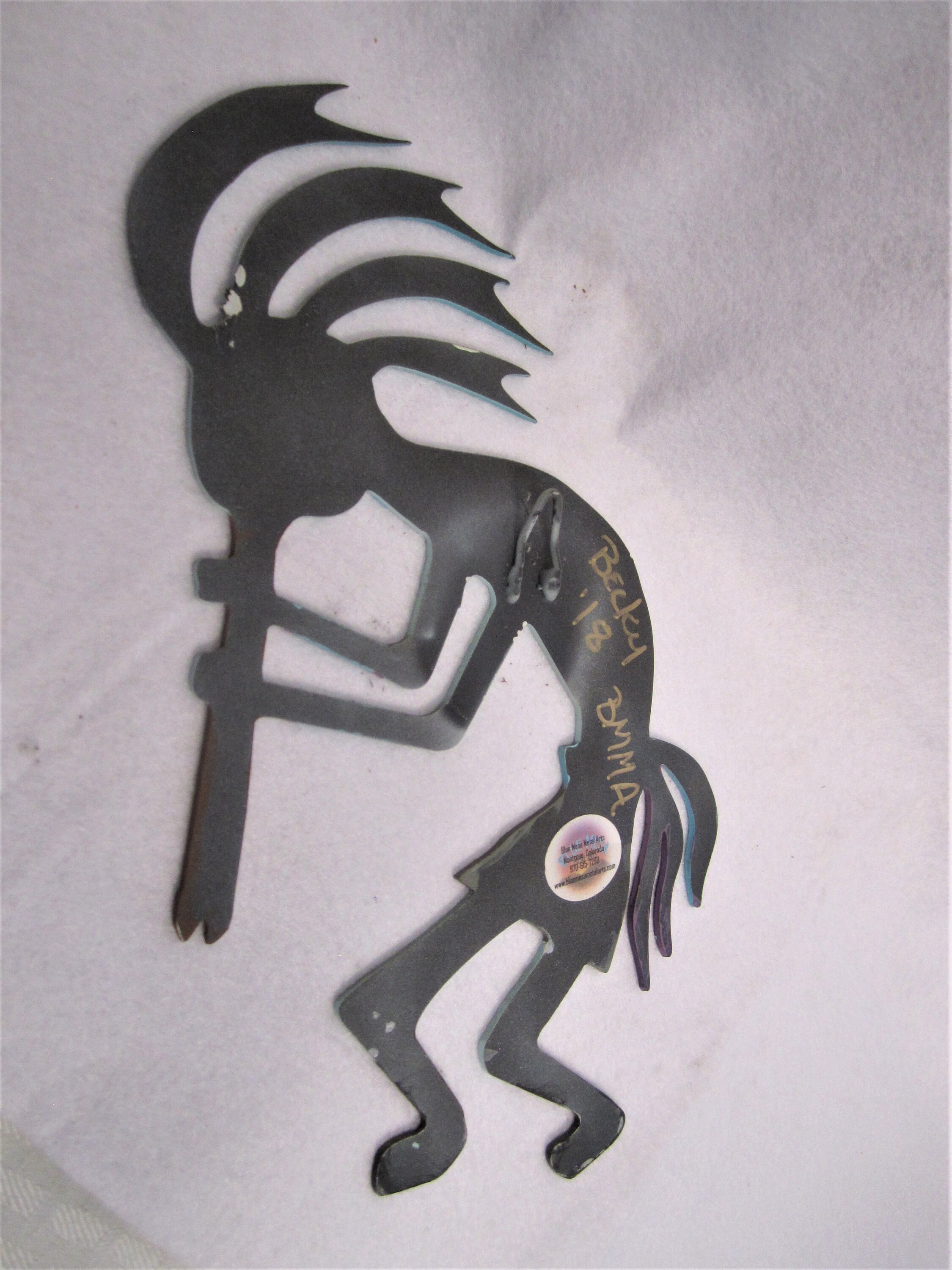Kokopelli Metal Art Southwest Home Decor Southwestern Etsy