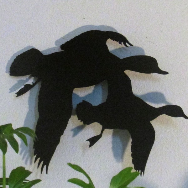 Metal Flying Ducks Etsy