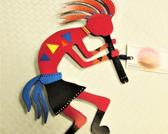 Kokopelli, Metal Wall Art, Home/Office Décor, Made in USA