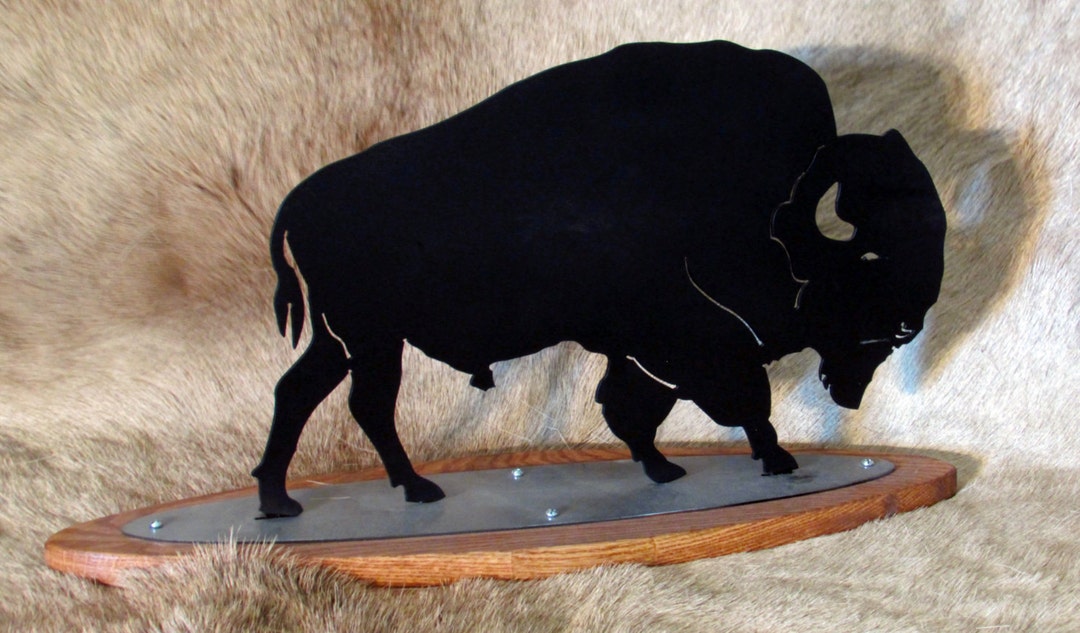 Buffalo, Metal Art, Southwest, Home/office Décor, Wildlife Metal Art
