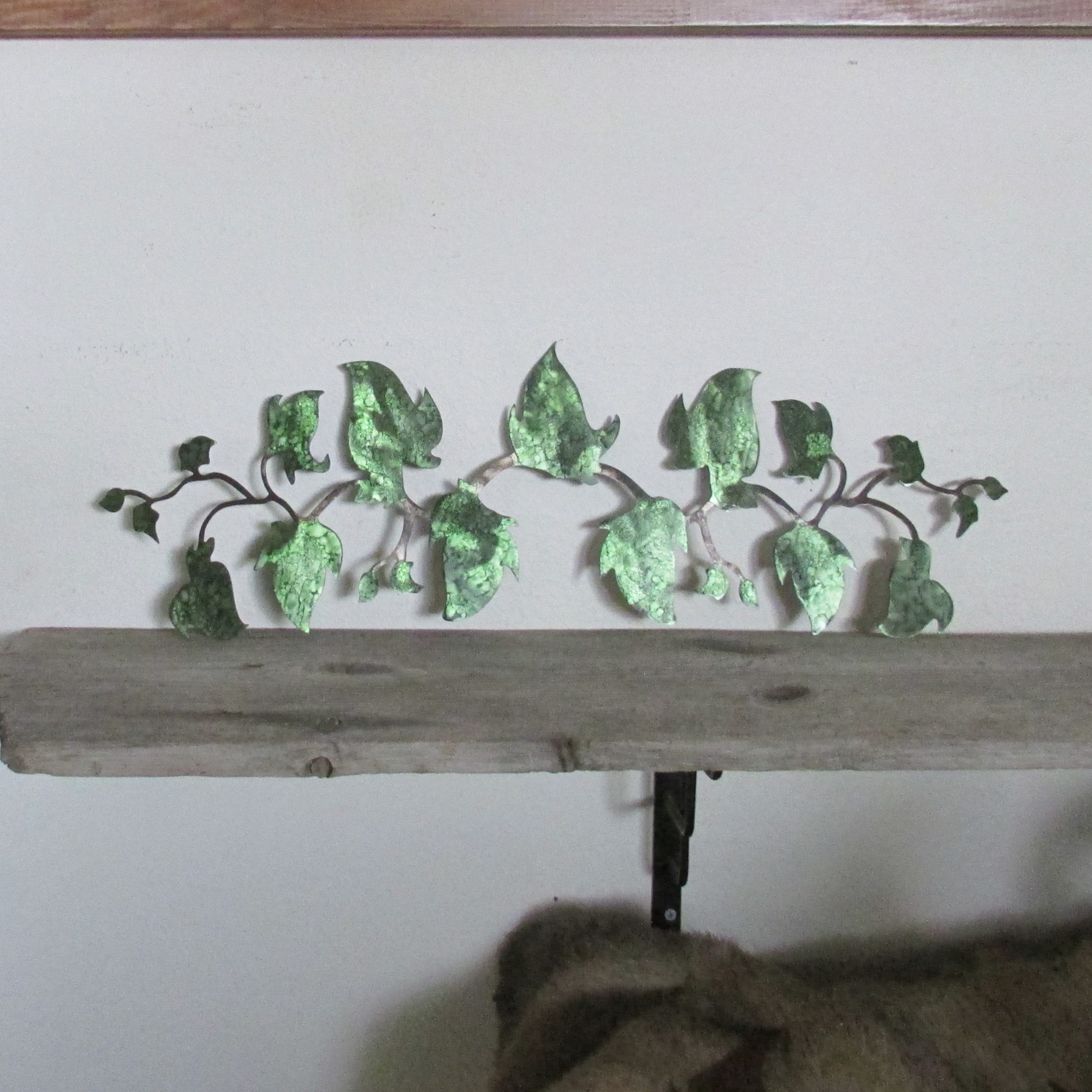 Vine Metal Wall Art Greenery Foliage Wall Hanging Metal Etsy