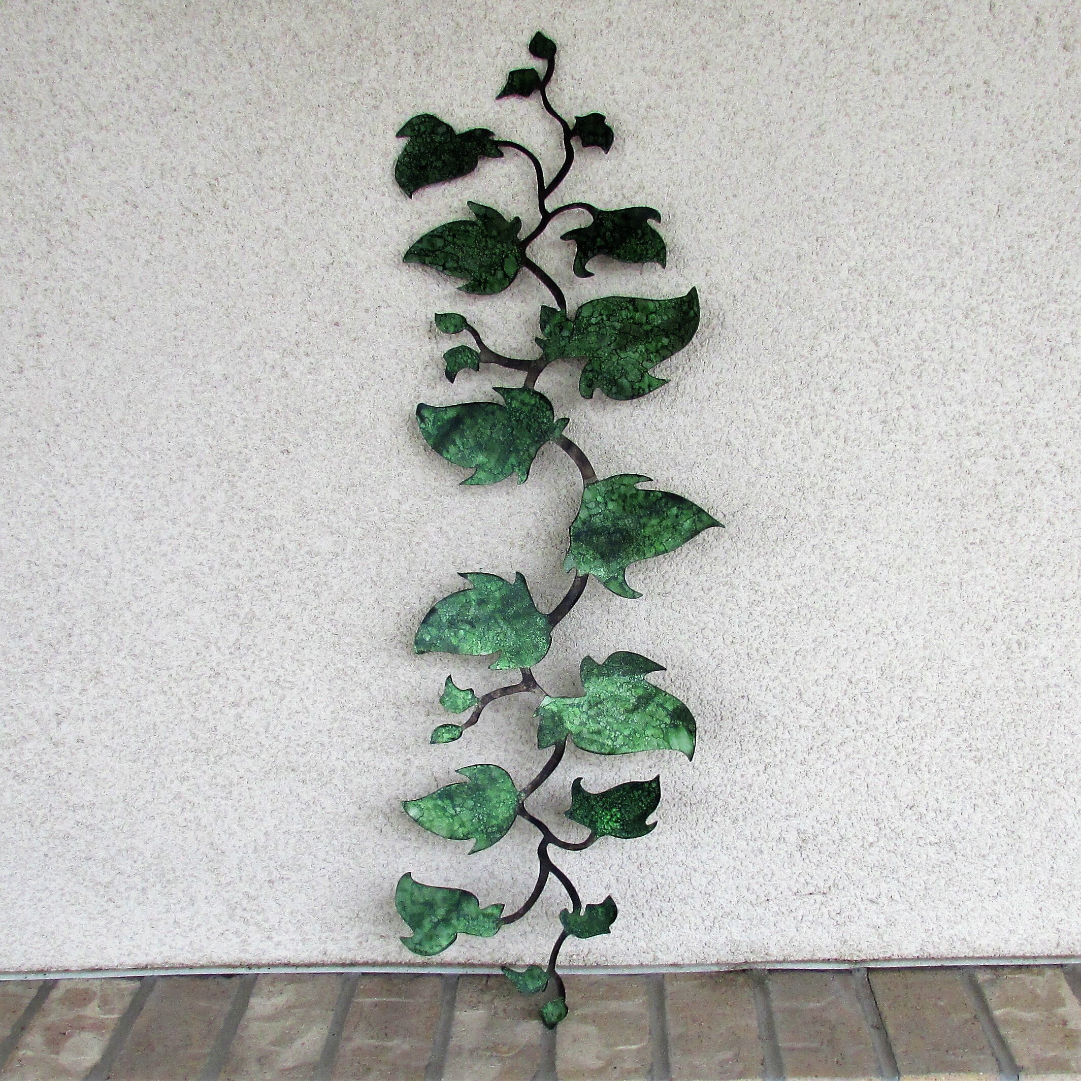 Vine Metal Wall Art Greenery Foliage Wall Hanging Metal Etsy