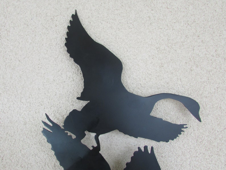Geese Canadian Metal Wall Art Wall Sculpture Hunter Etsy