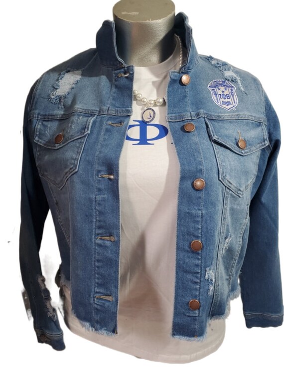 Zeta Phi Beta Sorority Denim Jean 