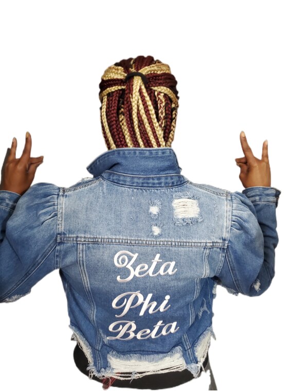 Zeta Phi Beta Sorority Denim Jean 