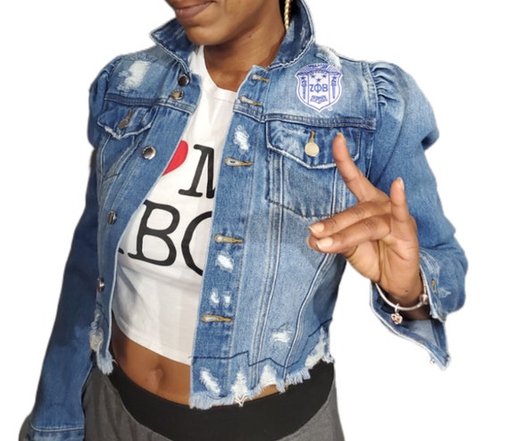 Zeta Phi Beta Sorority Denim Jean 