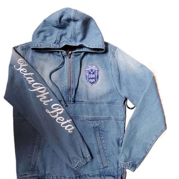 Sorority Jacket - Chi Eta Phi Denim Jacket Alphabet main image 0