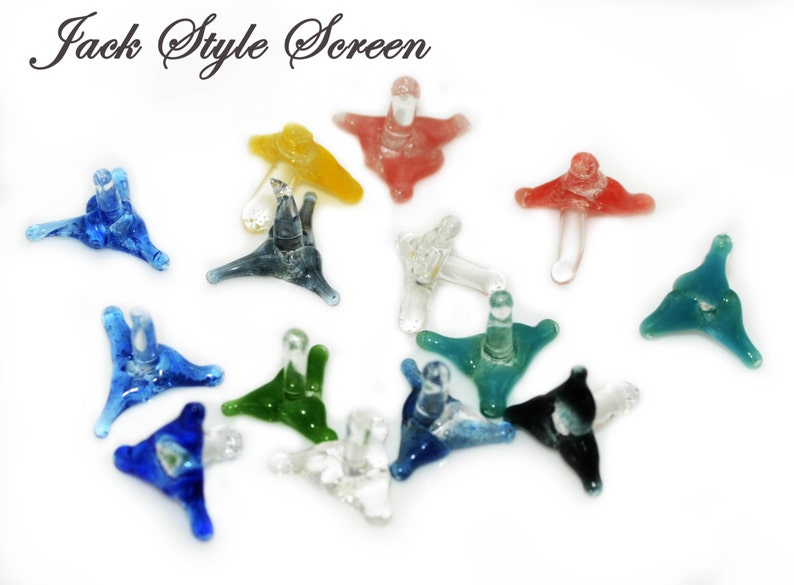 Jack Style Glass Screens 50 Count for Pipes With Container Etsy