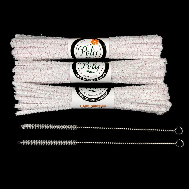 132 Count Hard Bristle Pipe Cleaners with 2 Nylon Bristle Etsy