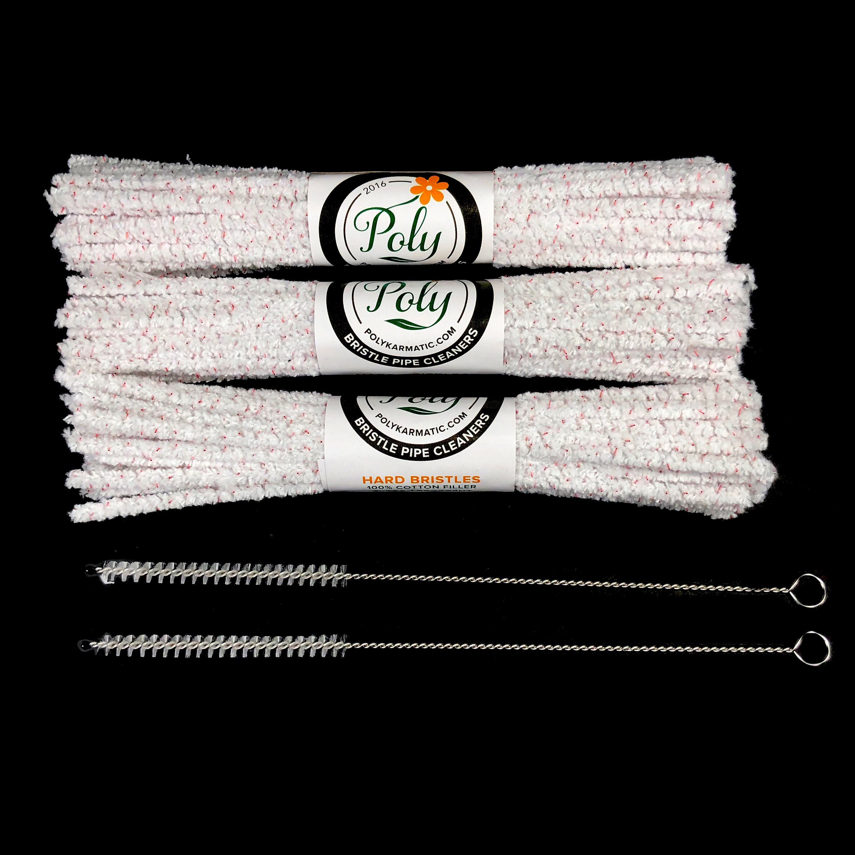 132 Count Hard Bristle Pipe Cleaners with 2 Nylon Bristle Etsy