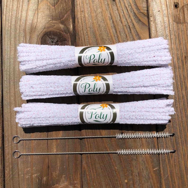 132 Count Hard Bristle Pipe Cleaners with 2 Nylon Bristle Etsy