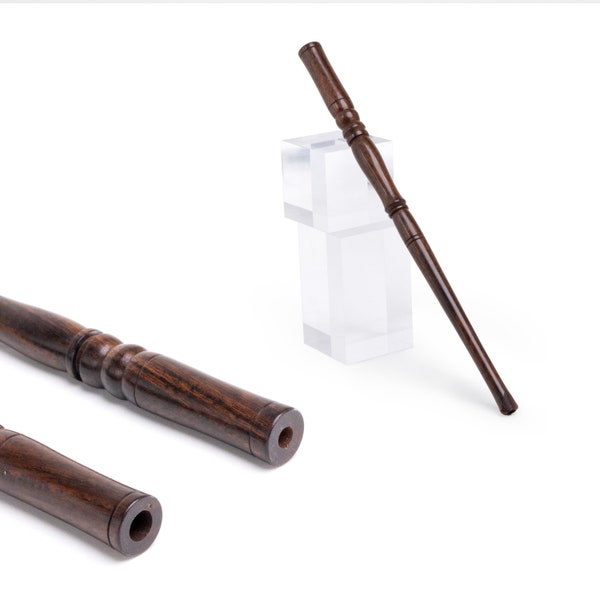 Handcrafted 10" Long Wood Cigarette Holders Approx.  For Regular/Slim Cigarettes.