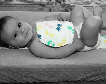 baby changing mat with harness