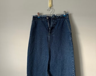 Vintage 90s Denim Midi Skirt