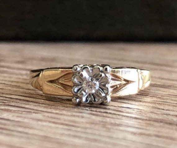 vintage wedding ring box