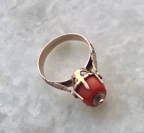 IS The POPE CATHOLIC - Victorian Ring - Coral Ant… - image 10