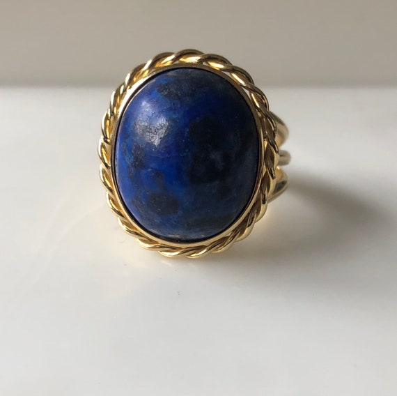 Beautiful Blue Lapis Ring - Lapis Lazuli Ring - L… - image 2