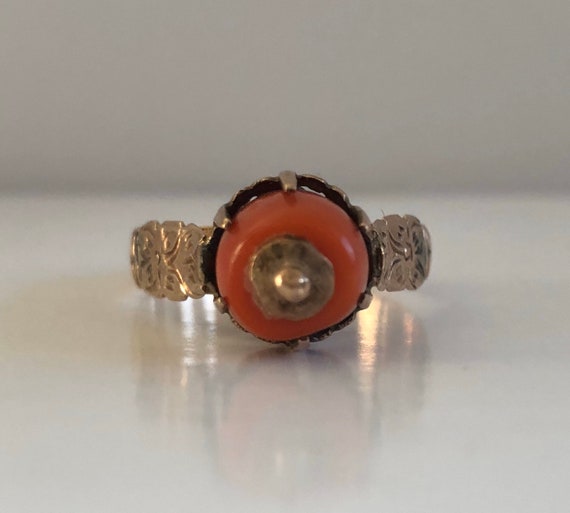 IS The POPE CATHOLIC - Victorian Ring - Coral Ant… - image 5