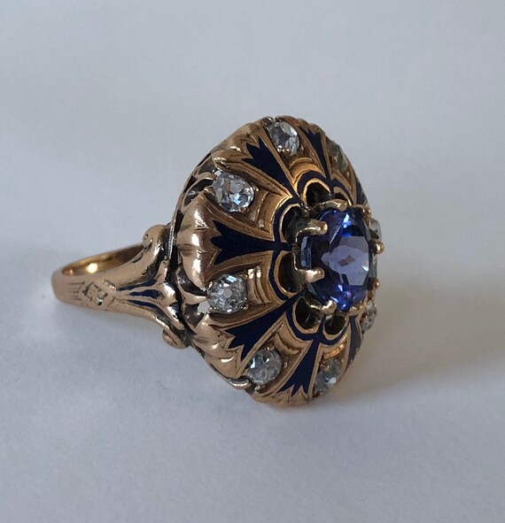 Cocktail De Deco - Vintage Ring - Cocktail Ring -