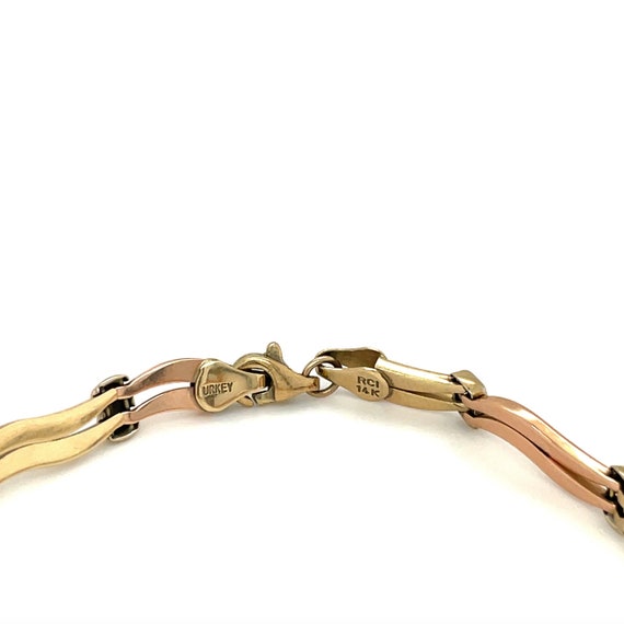 1970s TRITONE - Bracelet - Three Tone Gold - Orig… - image 5