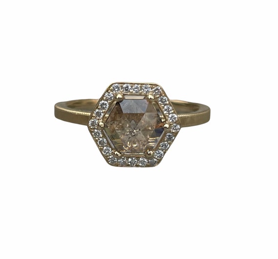 3 Carat IGI Certified Round Shape Lab Grown Diamond Engagement Ring | 14K  White Gold |Janes Chevron Lab Diamond Ring | FG-VS1-VS2 Quality Friendly  Diamonds - Walmart.com