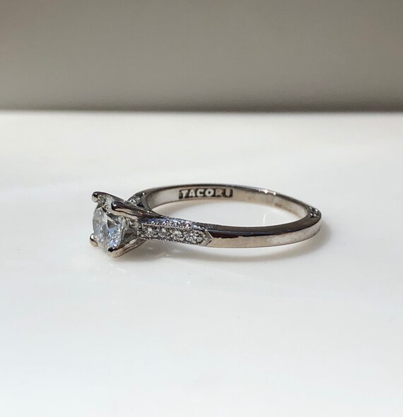 Dainty Diamond Engagement Ring - Dainty Ring - 2m… - image 8