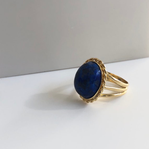 Beautiful Blue Lapis Ring - Lapis Lazuli Ring - L… - image 4