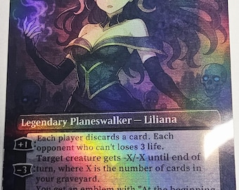 mtg liliana planeswalker cards Deck : Core Set 2019 (M19)  Twenty Sided Put the top two cards of your library into your graveyard MTG Magic Liliana of the