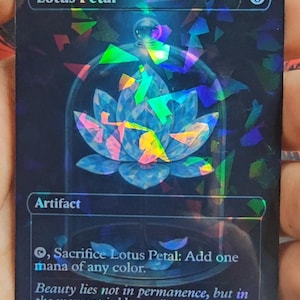 Lotus Petal proxy fractured foil