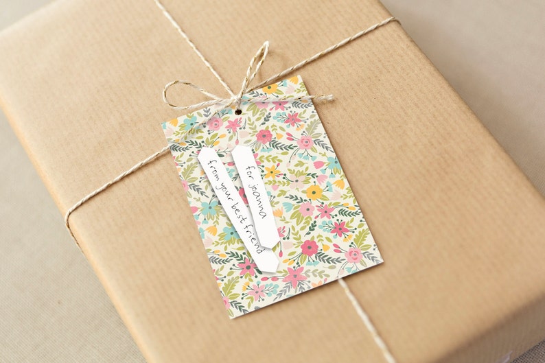 Printable Tags, Gift Tags, Printable. Quotes, Inspirational, Floral ...